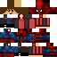 Minecraft skin texture, 64x64 pixels