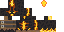 Minecraft skin texture, 64x32 legacy pixels