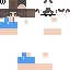 Minecraft skin texture, 64x64 pixels