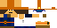 Minecraft skin texture, 64x32 legacy pixels