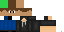 Minecraft skin texture, 64x32 legacy pixels