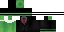Minecraft skin texture, 64x32 legacy pixels