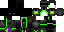 Minecraft skin texture, 64x32 legacy pixels