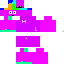 Minecraft skin texture, 64x64 pixels