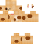 Minecraft skin texture, 64x64 pixels