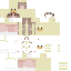 Minecraft skin texture, 64x64 pixels