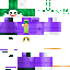Minecraft skin texture, 64x64 pixels