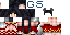 Minecraft skin texture, 64x32 legacy pixels