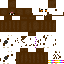 Minecraft skin texture, 64x64 pixels