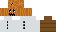 Minecraft skin texture, 64x32 legacy pixels