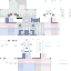 Minecraft skin texture, 64x64 pixels