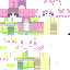 Minecraft skin texture, 64x64 pixels
