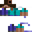 Minecraft skin texture, 64x64 pixels