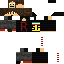Minecraft skin texture, 64x64 pixels
