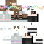 Minecraft skin texture, 64x64 pixels