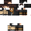 Minecraft skin texture, 64x64 pixels