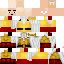 Minecraft skin texture, 64x64 pixels