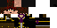 Minecraft skin texture, 64x32 legacy pixels
