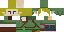 Minecraft skin texture, 64x32 legacy pixels