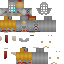 Minecraft skin texture, 64x64 pixels