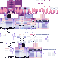 Minecraft skin texture, 64x64 pixels