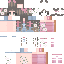 Minecraft skin texture, 64x64 pixels
