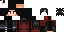 Minecraft skin texture, 64x32 legacy pixels
