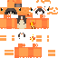 Minecraft skin texture, 64x64 pixels