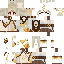 Minecraft skin texture, 64x64 pixels