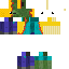 Minecraft skin texture, 64x64 pixels