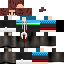 Minecraft skin texture, 64x64 pixels