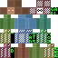 Minecraft skin texture, 64x64 pixels