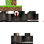 Minecraft skin texture, 64x64 pixels