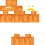 Minecraft skin texture, 64x64 pixels