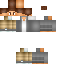Minecraft skin texture, 64x64 pixels