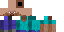 Minecraft skin texture, 64x32 legacy pixels