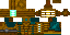 Minecraft skin texture, 64x32 legacy pixels