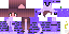 Minecraft skin texture, 64x32 legacy pixels