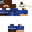 Minecraft skin texture, 64x64 pixels