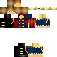 Minecraft skin texture, 64x64 pixels