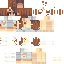 Minecraft skin texture, 64x64 pixels