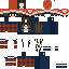 Minecraft skin texture, 64x64 pixels