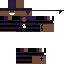 Purple Minecraft skin texture, 64x64 pixels