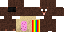 Minecraft skin texture, 64x32 legacy pixels