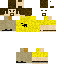 Minecraft skin texture, 64x64 pixels