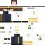 Minecraft skin texture, 64x64 pixels