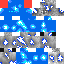 Minecraft skin texture, 64x64 pixels