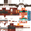 Minecraft skin texture, 64x64 pixels