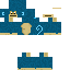 Minecraft skin texture, 64x64 pixels