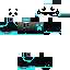 Minecraft skin texture, 64x64 pixels
